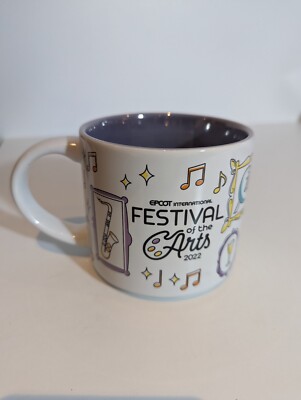 Disney Parks Epcot Festival der Künste Figur Portrait Kaffee/Tee Becher Neu 