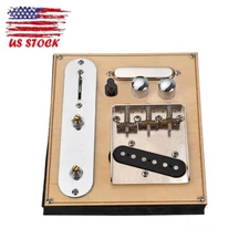 Guitar Bridge Saddles Alnico 5 Pickup Control Line Knob for Telecaster Tele TL