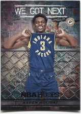AARON HOLIDAY 2018/19 NBA HOOPS Basketball  WE GOT NEXT - INDIANA PACERS- WGN-23