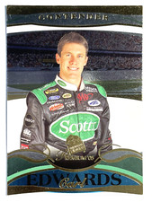 HOF'er CARL EDWARDS 2005 Press Pass Premium CONTENDER NASCAR Racing Card #6