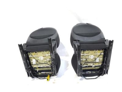 Black Cloth Pair Of Front Seats With Bag OEM 08 09 11 12 13 Mini Cooper Clubman