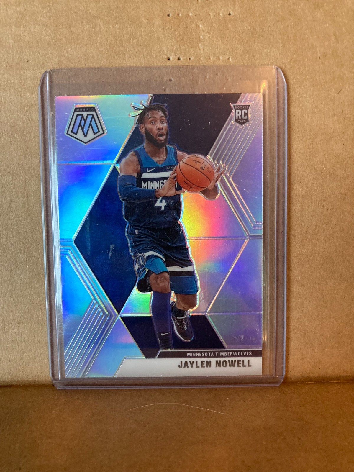 JAYLEN NOWELL 2019-20 PANINI MOSAIC SILVER PRIZM ROOKIE RC #212