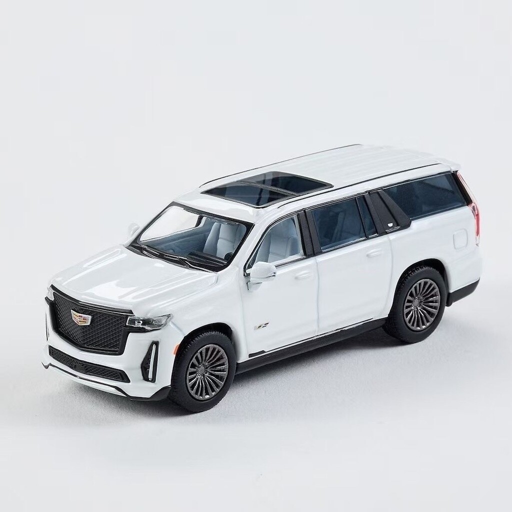 1:64 EY Masdi White Escalade SUV Diecast Model Car Display