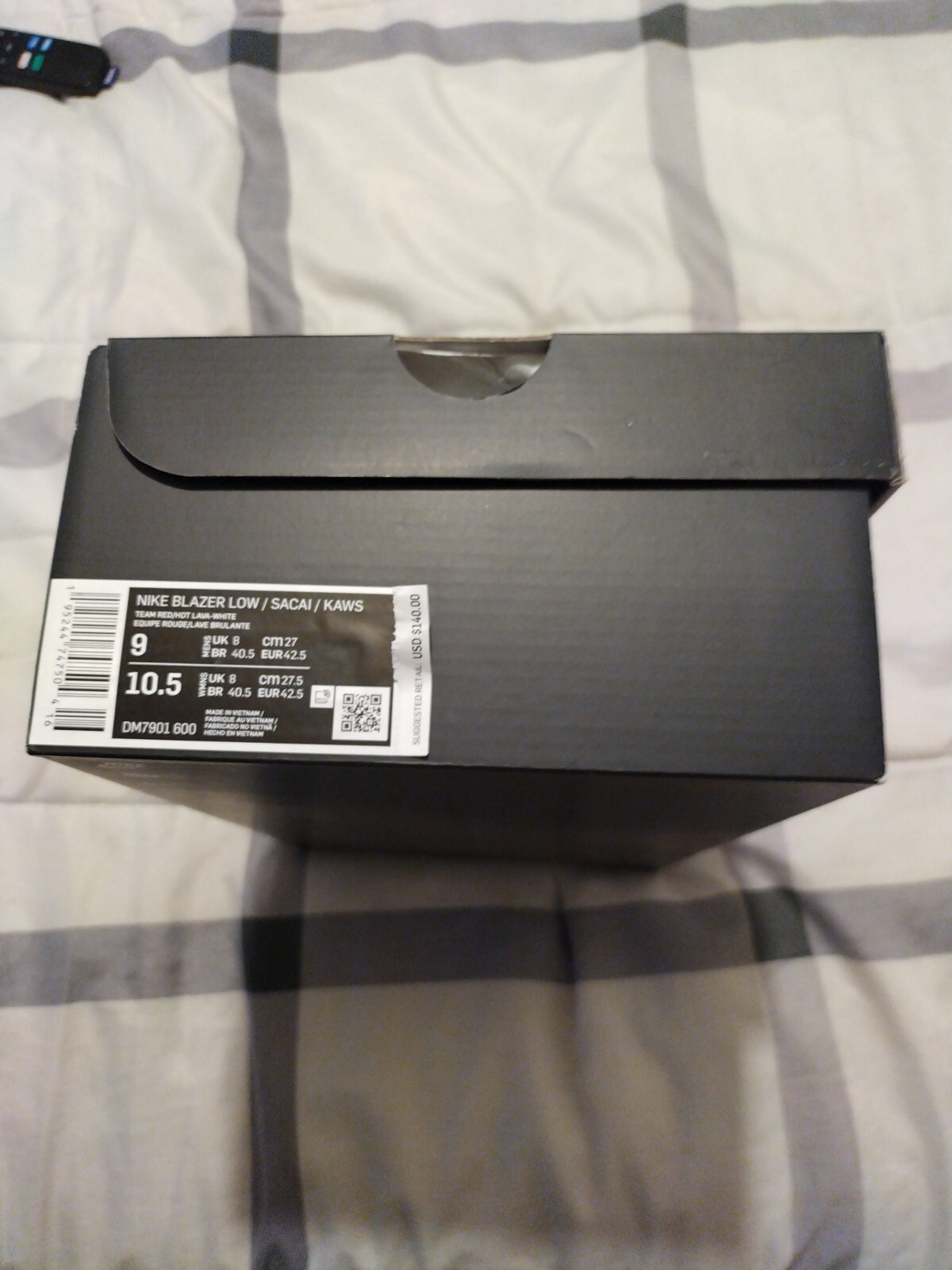 SACAI X NIKE Deadstock Taglia 9 Nike KAWS x sacai x Blazer Low Team Rosso DM7901 600