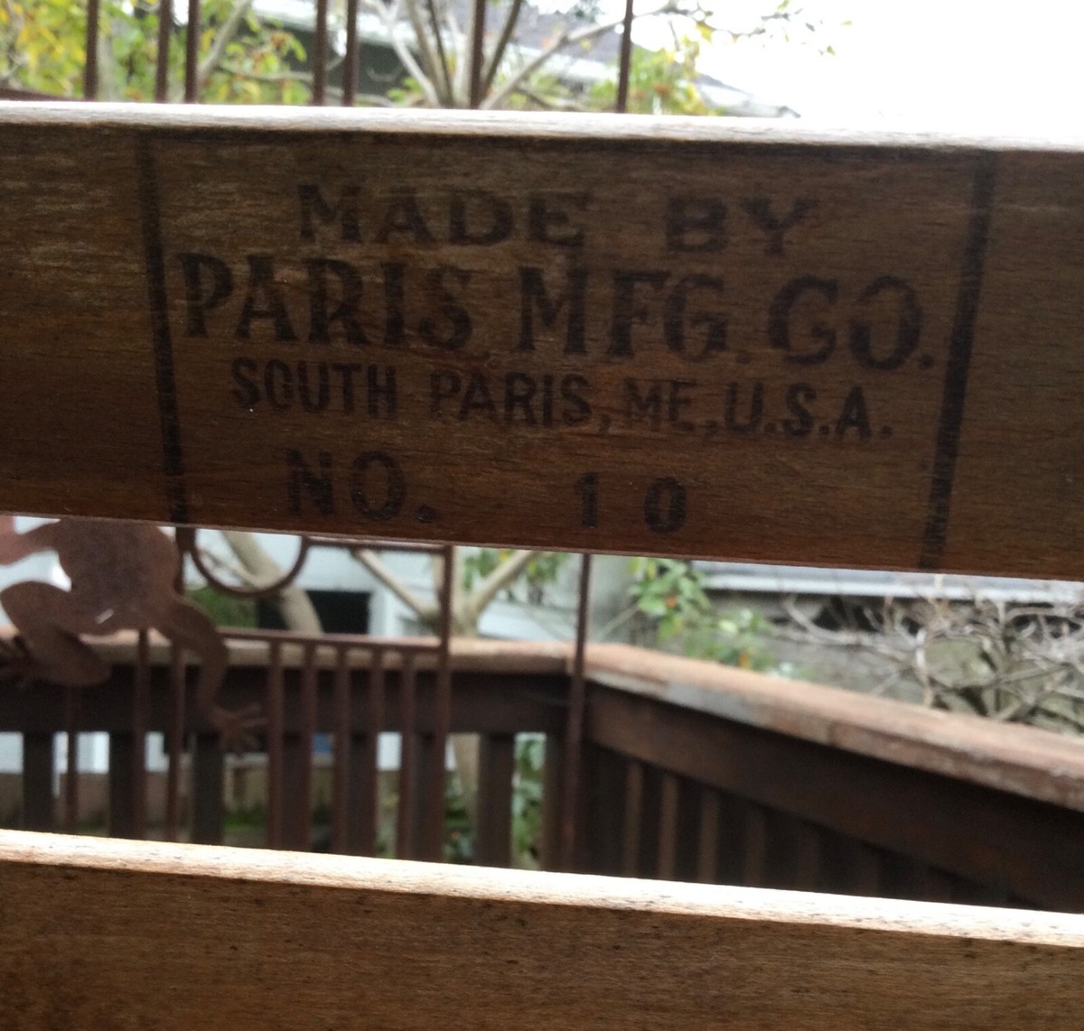 Antique wooden boat seat/ stadium seat | eBay