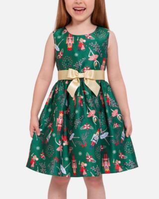 BONNIE JEAN Little Girls 5 Nutcracker Dress & Velvet Cardigan Set NWT | eBay