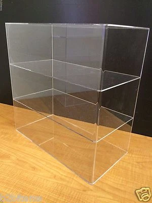 DISPLAYS SOLUTION DS-Acrylic Counter top Display Case 16" x 8" x 16" Show Case Cabinet Shelves