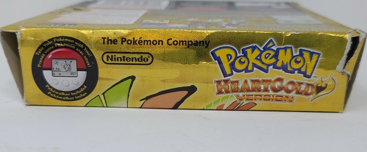 Pokemon: HeartGold Version (Nintendo DS) Authentic Complete Pokewalker Big  Box