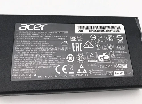 Acer 19V 7.1A 135W Charger for Aspire VN7-591 ADP-135KB T 5.5*2.5mm AC Adapter - Picture 5 of 6