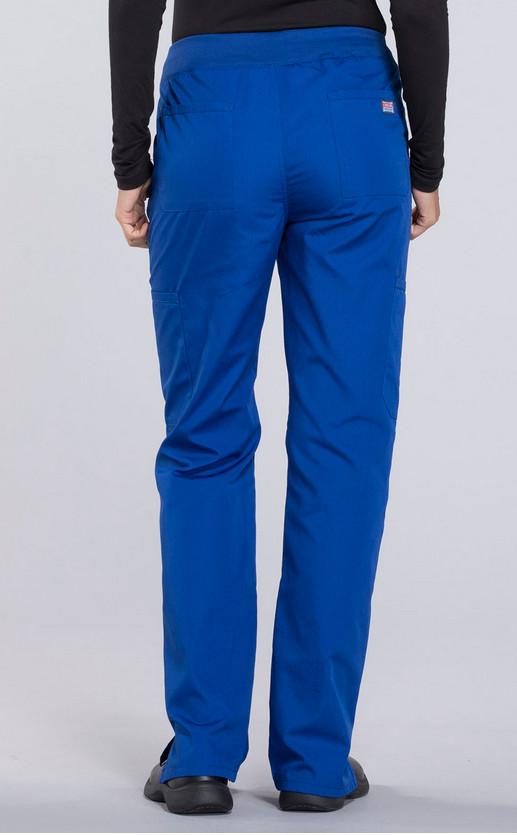 New Cherokee WW Originals Mid Rise Straight Leg Pull-on Cargo Scrub Pant WW210
