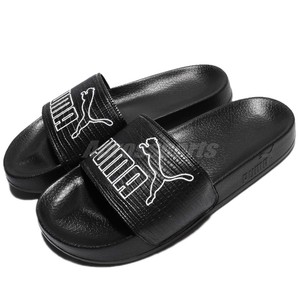 puma leather slippers