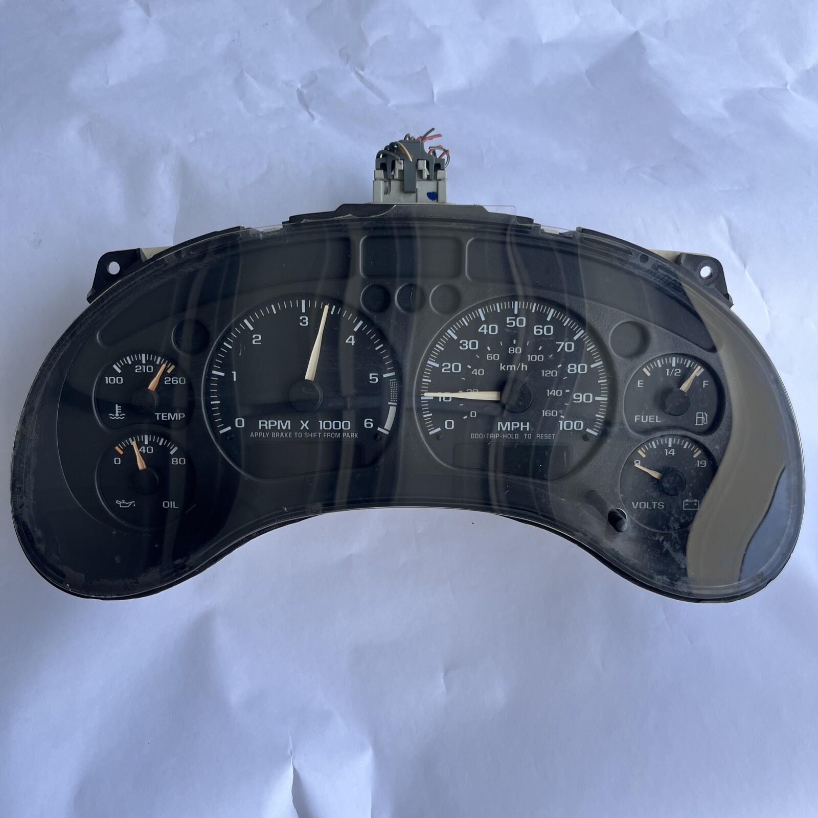 19982005 Chevy S10 GMC Sonoma S15 Speedometer Instrument Cluster