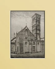 ROMAN CASTLES: GROTTAFERRATA.GREEK MONASTERY.ROME.1897