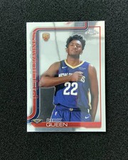2025-26 Topps Chrome Variation #263 Derik Queen RC Rookie Pelicans SP AB74