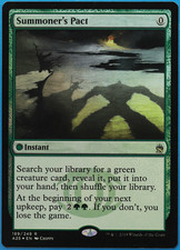 Summoner's Pact FOIL Masters 25 NM Green Rare MAGIC CARD (ID# 500561) ABUGames