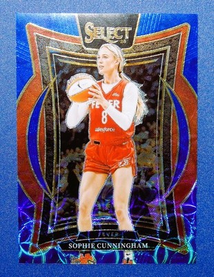2025 Panini WNBA Select Concourse * Sophie Cunningham #12 Blue Scope Prizms /199