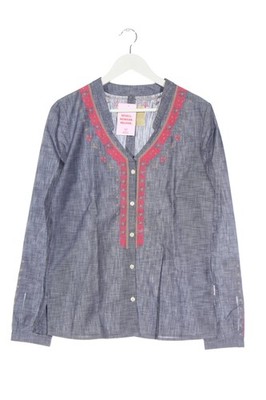FIRE AND ICE Langarmhemd Damen Hemd Gr. DE 40 graublau Casual-Look