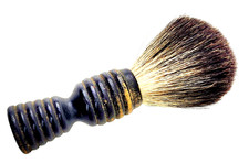 VTG Restored Wood Handle  Lee Valley Tools Badger Hair Men's Shaving Brush NOS