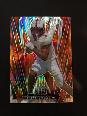 New Listing2024 Leaf Metal Orange Pulsar 1/1 Antwane Wells Jr #6