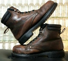 Skechers Leather Steel Toe Boots / Echtleder Stiefel / Stiefeletten  / Größe 40