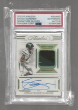 2023 FLAWLESS SIGNATURE GLOVE #SGASG SAUCE GARDNER 21/25 MADE PSA AUTHENTIC