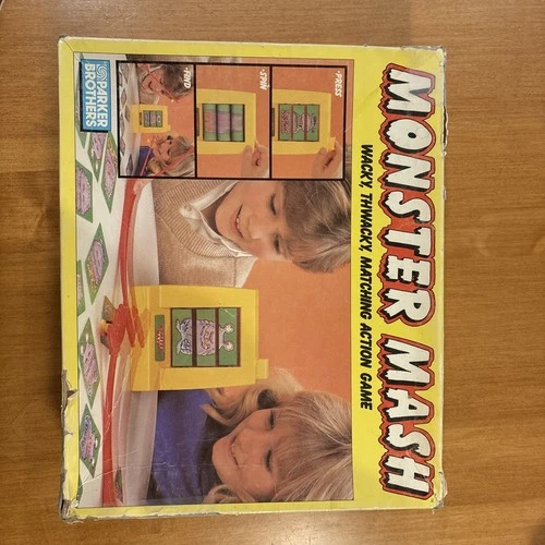 Vintage 1987 Monster Mash Board Game No. 0495 by Parker Brothers Complete