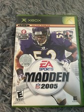 Madden NFL 2005 Xbox Videojuego Estuche Completo Manual Probado EA Deportes Fútbol