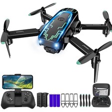 Mini Drone with Camera for Adults Kids - 1080P HD FPV Camera Drones with 90° ...