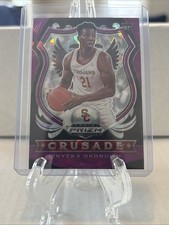 2020-21 Panini Prizm Draft Picks - Crusade Onyeka Okongwu #85 Purple Ice /149 RC