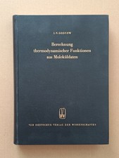 Berechnung thermodynamischer Funktionen aus Moleküldaten (I.N. Godnew)
