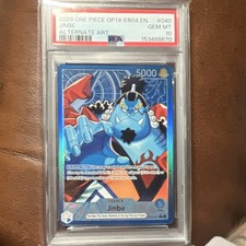 Bandai One Piece CCG Jinbe OP14-040 Leader Alt Art Foil PSA 10 ENG 2026