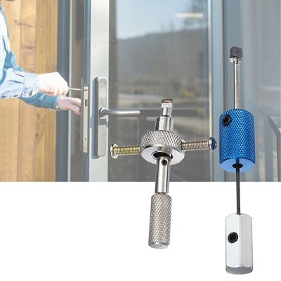 2Pcs Padlock Tools Rust-proof Long Service Life Disc Detainer Lock Bump Key Tool