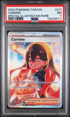 Carmine graded PSA 7 for sale on eBay
