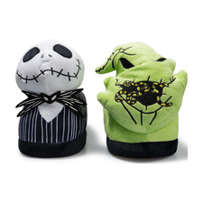 The Nightmare Before Christmas Oogie And Jack Glow In The Dark Slippers 9/10