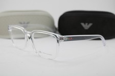 NEW ARMANI EXCHANGE AX 3071 8235 CLEAR RED AUTHENTIC EYEGLASSES 54-19