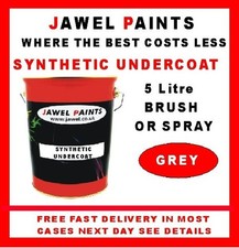 UNDERCOAT SYNTHETIC ( 5 Litre ) PAINT GREY brush or spray