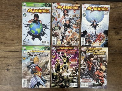 DC Comics Flashpoint WONDER WOMAN AND THE FURIES 1-3 + 15 Other Flashpoint 1-3!!