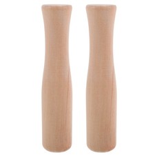 2Pcs Reusable Beech Wood Kitchen Pestle Sticks for Grinding Garlic Spices