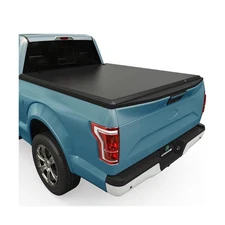 AUTOSAVER88 Soft Tri-fold Truck Bed Tonneau Cover Compatible with 2015-2025 F...