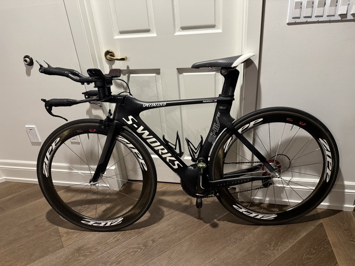 Specialized S-Works Shiv TT / Triathlon- 404 Zipp Wheels SRAM