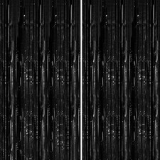 Stunning 3FT x 8FT Tinsel Foil Fringe Curtains - Perfect for Party Backdrops