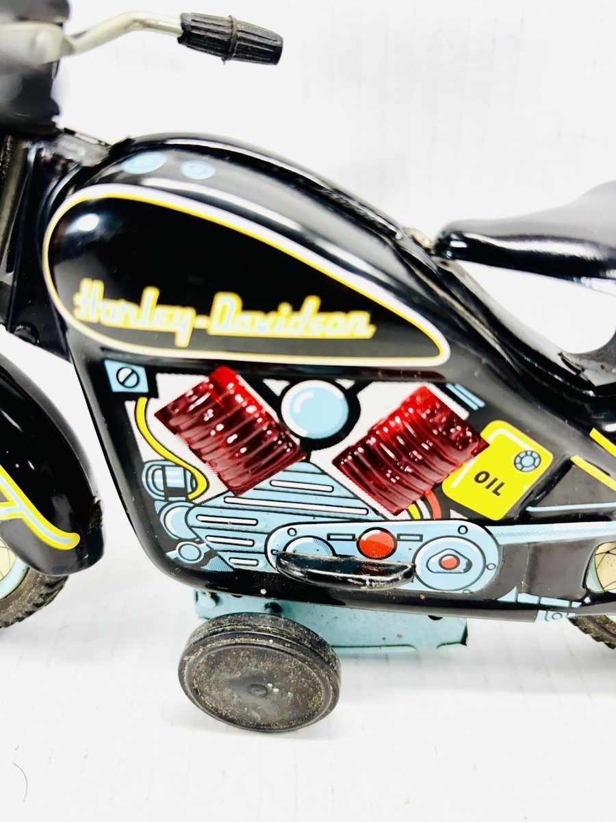 Xonex Harley-Davidson 1950s Tin Toy Reproduction Friction Powered