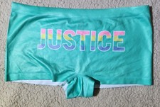 Justice Seamless Boyshort Panties Size 20 NWOT Mint Green 