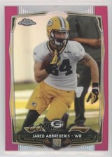 2014 Topps Chrome BCA Pink Refractor 85/399 Jared Abbrederis #130 1by