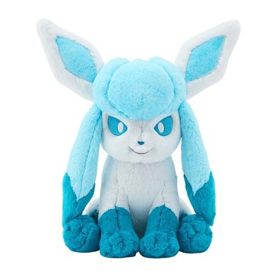 Pokemon Center Original Glaceon Fluffy Hugging Plush toy Comfy Friends Japan