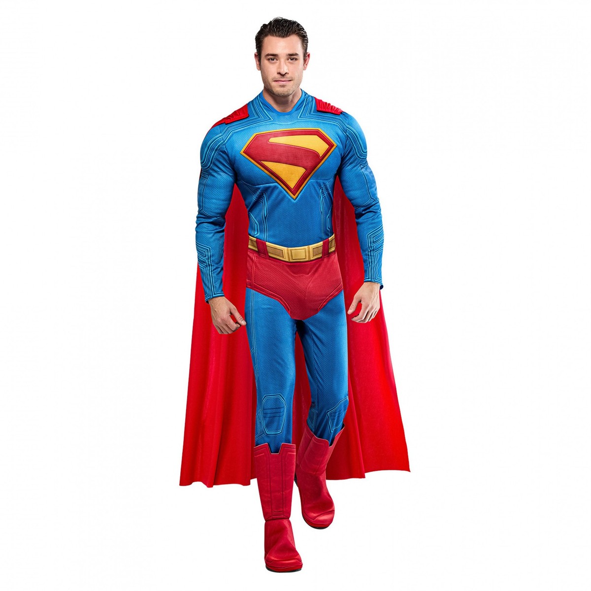 SupermanコンプレッションウェアMサイズ Superman James Gunn Logo Deluxe Adult Costume with Cape Multi