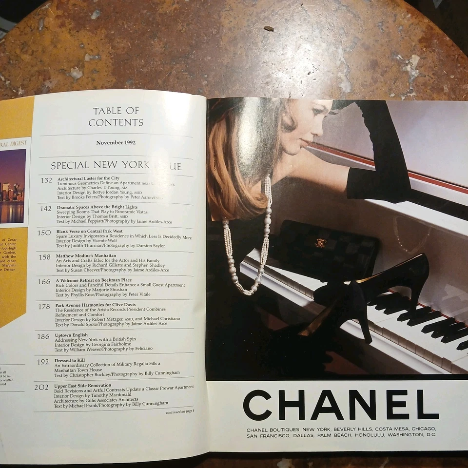 ARCHITECTURAL DIGEST MAG NOV 1992 SPECIAL NEW YORK ISSUE WORLD TRADE CENTER - Image 3 of 4