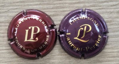 Lot of 2 different champagne capsules Laurent Perrier 