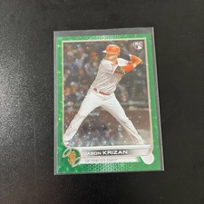2022 Topps Update Series - Jason Krizan #US65 Green Foil /499 (RC)