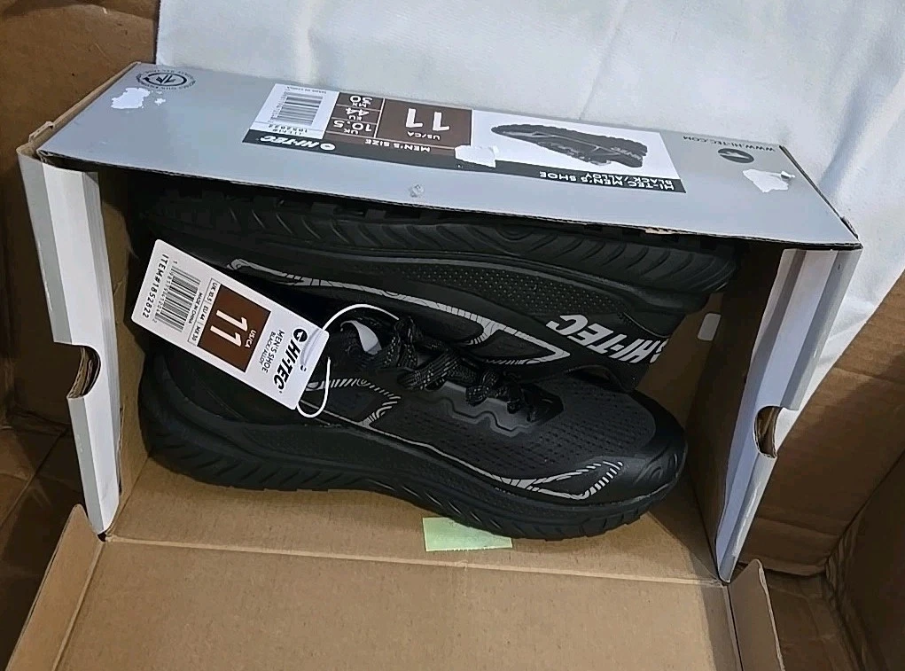 Hi-Tec Men's Lace-Up Athletic Trail Shoes Size 11 New